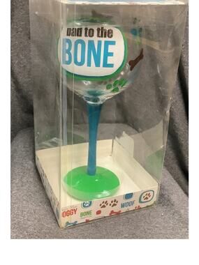 DEI Bad To The Bone Pet Wine Glass 18fl oz